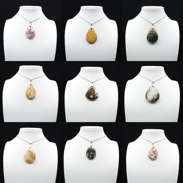 Imperial Jaspis Drop Pendant