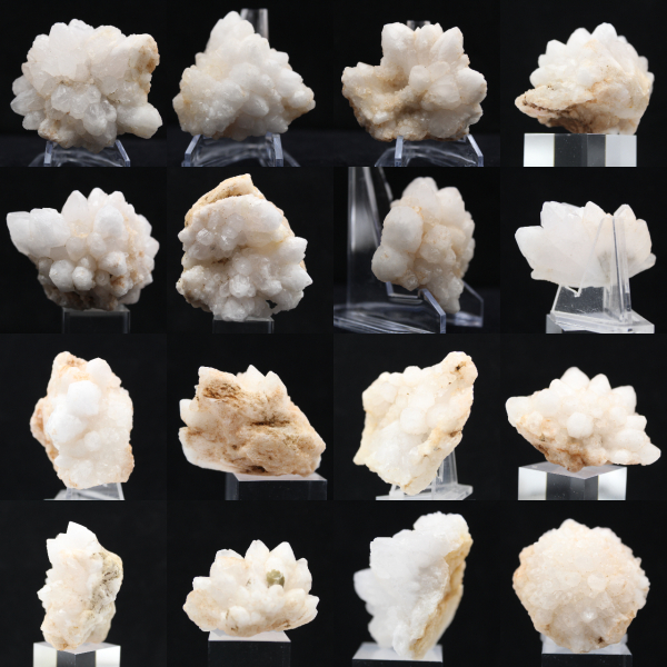 Marockansk blomkvarts med väldefinierade kristaller