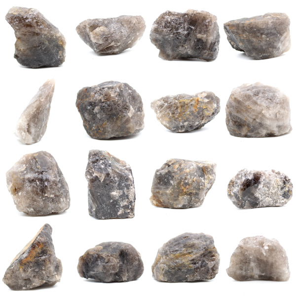 Rå rökkvarts från Madagaskar