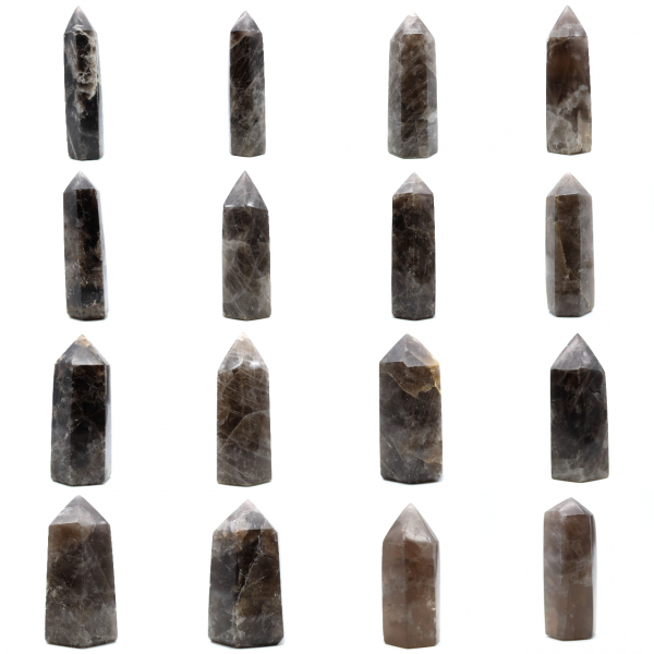 Polerad rökkvartsprisma