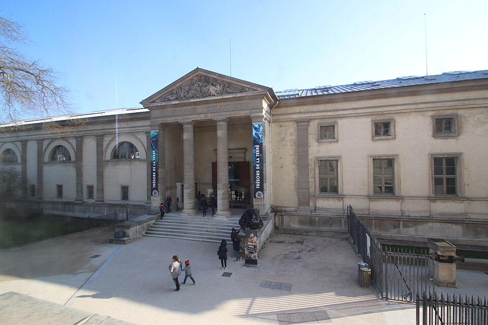 Geologi- och mineralogigalleriet på Jardin des Plantes i Paris