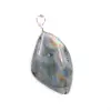 Labradorit hängande friform borgen silver 925 - 0