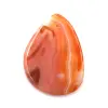 Orange hängsmycke i agatfall - 0