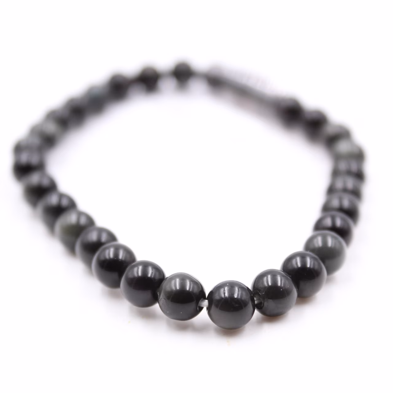 6mm Obsidian armband