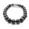 8mm obsidianarmband - 0