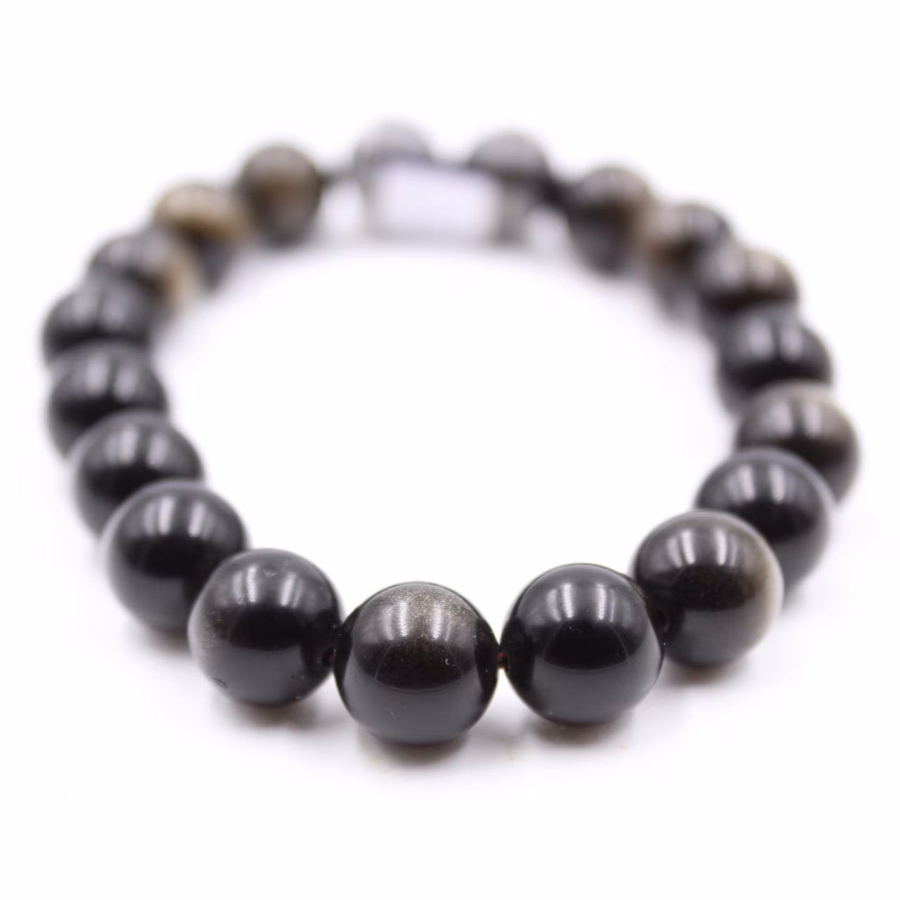 Obsidian Armband 10mm
