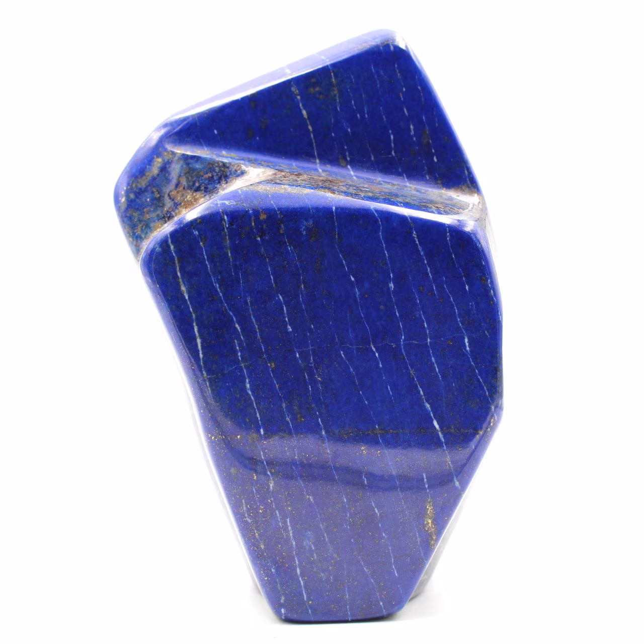 Lapis Lazuli stenblock dekorativ abstrakt form