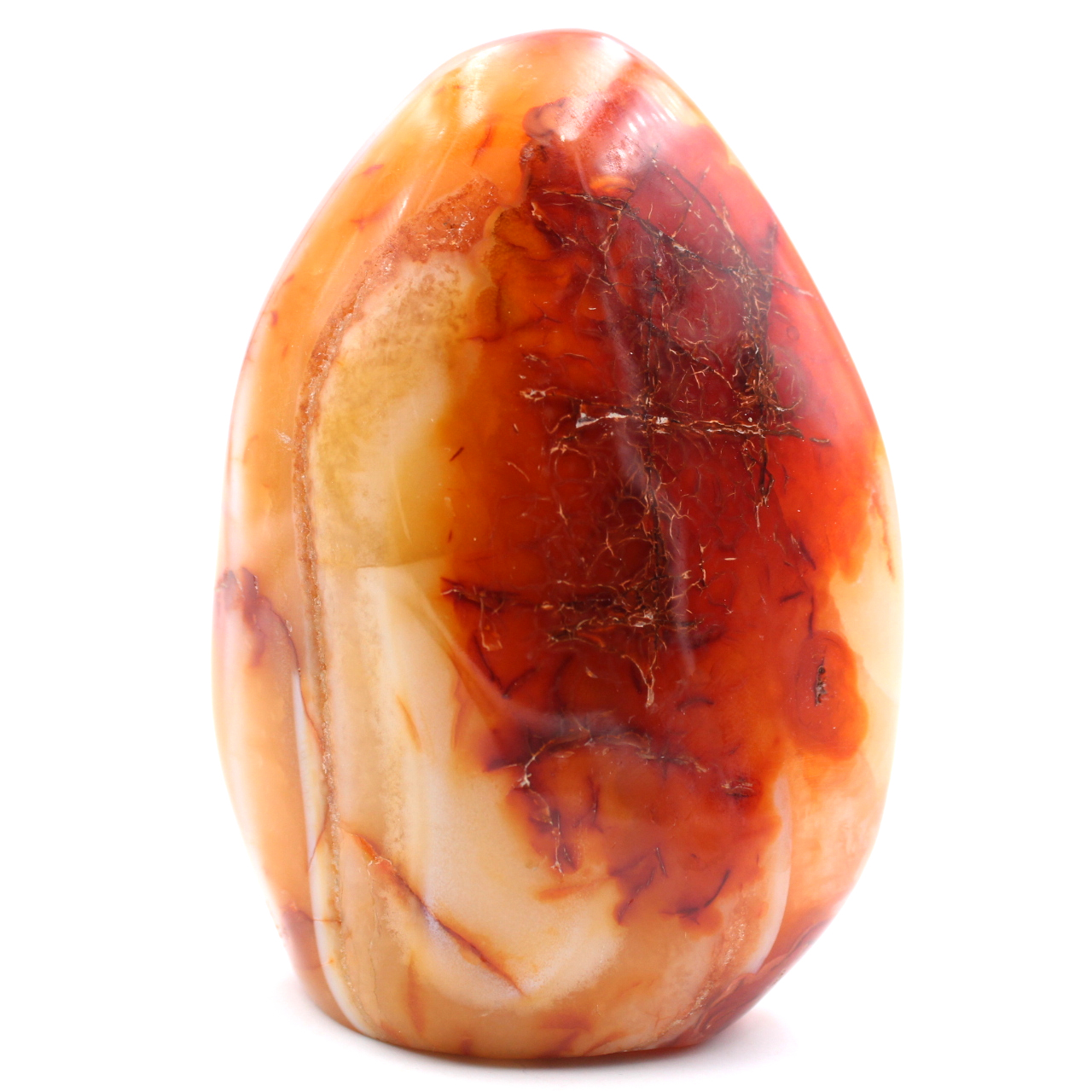 Helt polerad friform Carnelian Stone