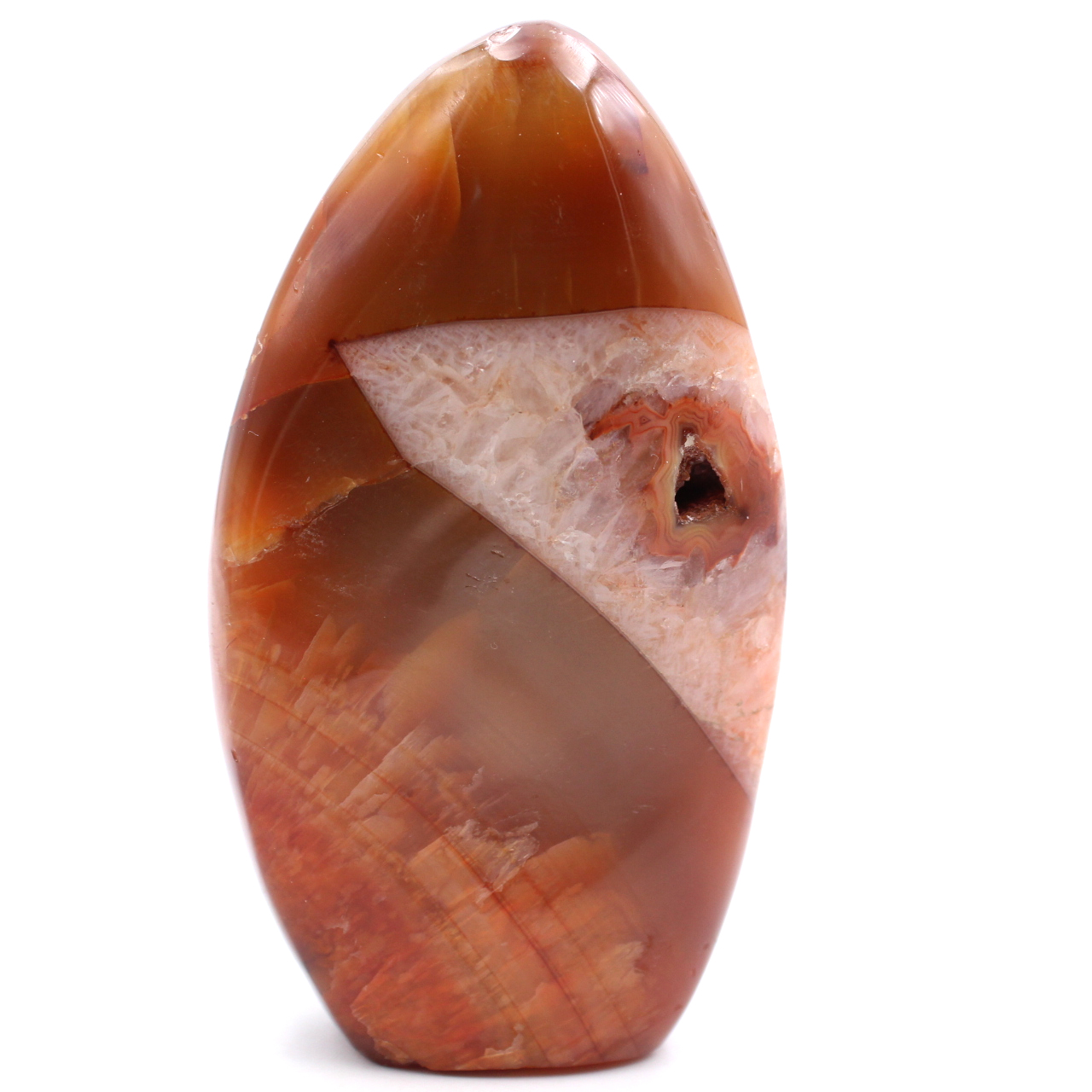 Helt polerad friform Carnelian Stone