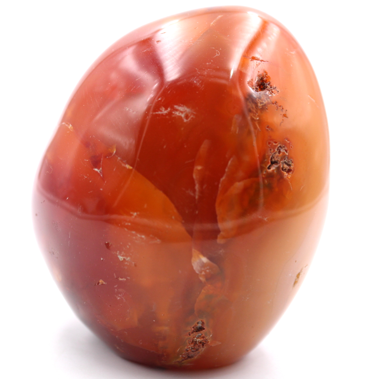 Helt polerad friform Carnelian Stone