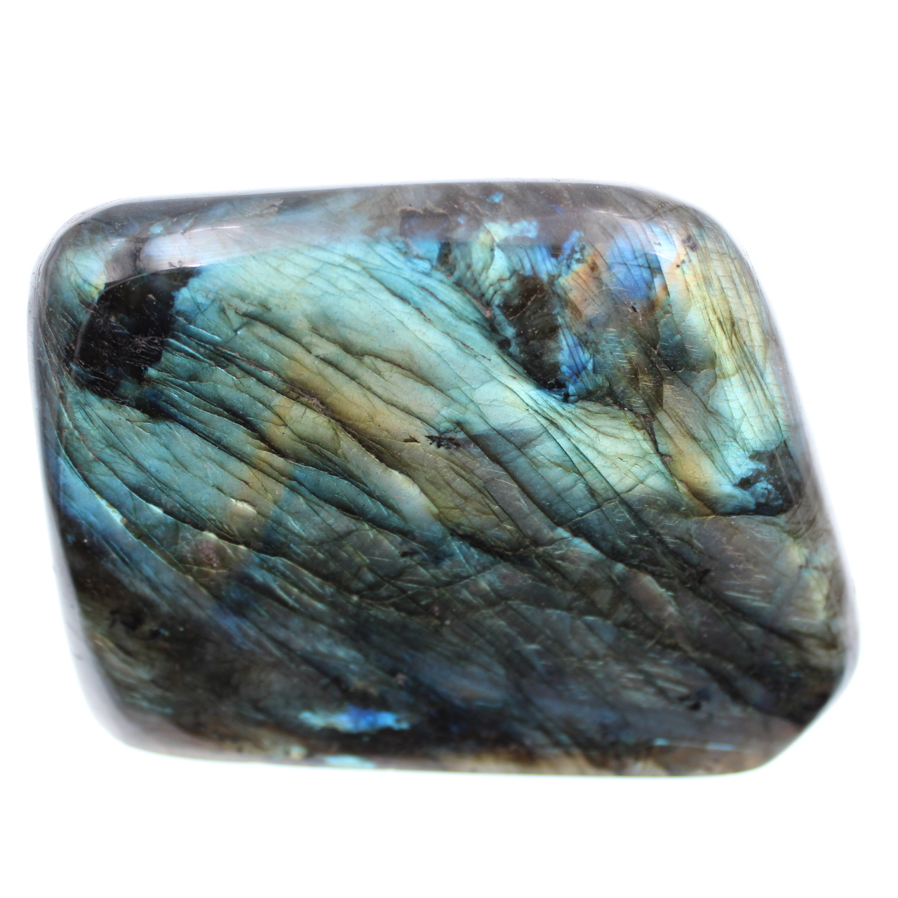 Labradorite blockform att posera för prydnad