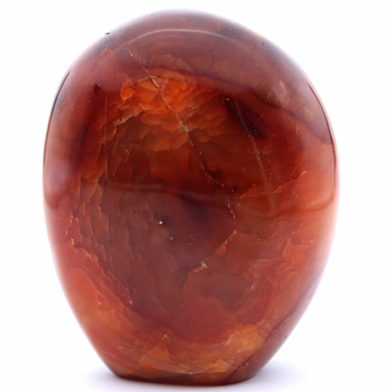 Polerad Carnelian Rock