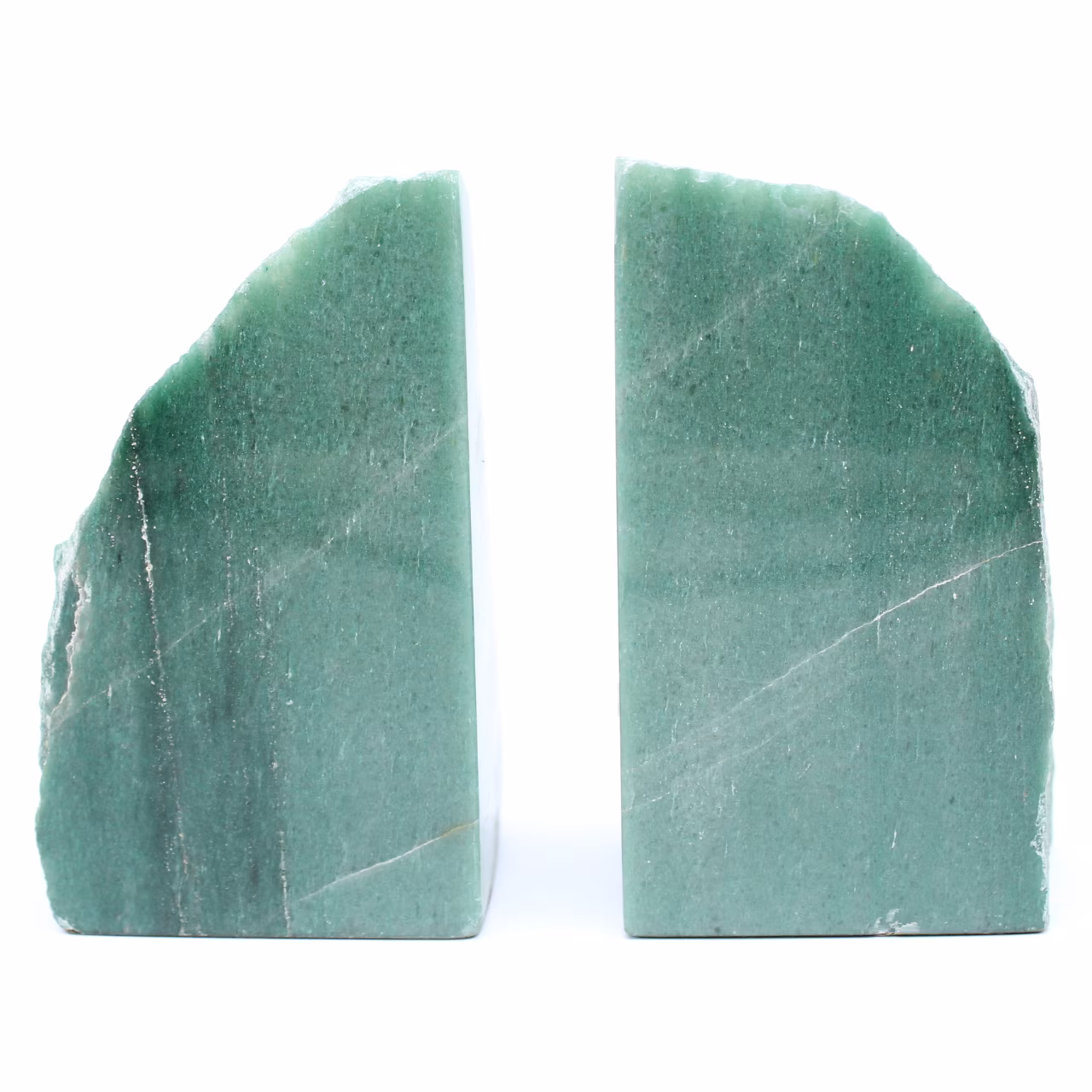 Aventurine bokstöd 2 stycken