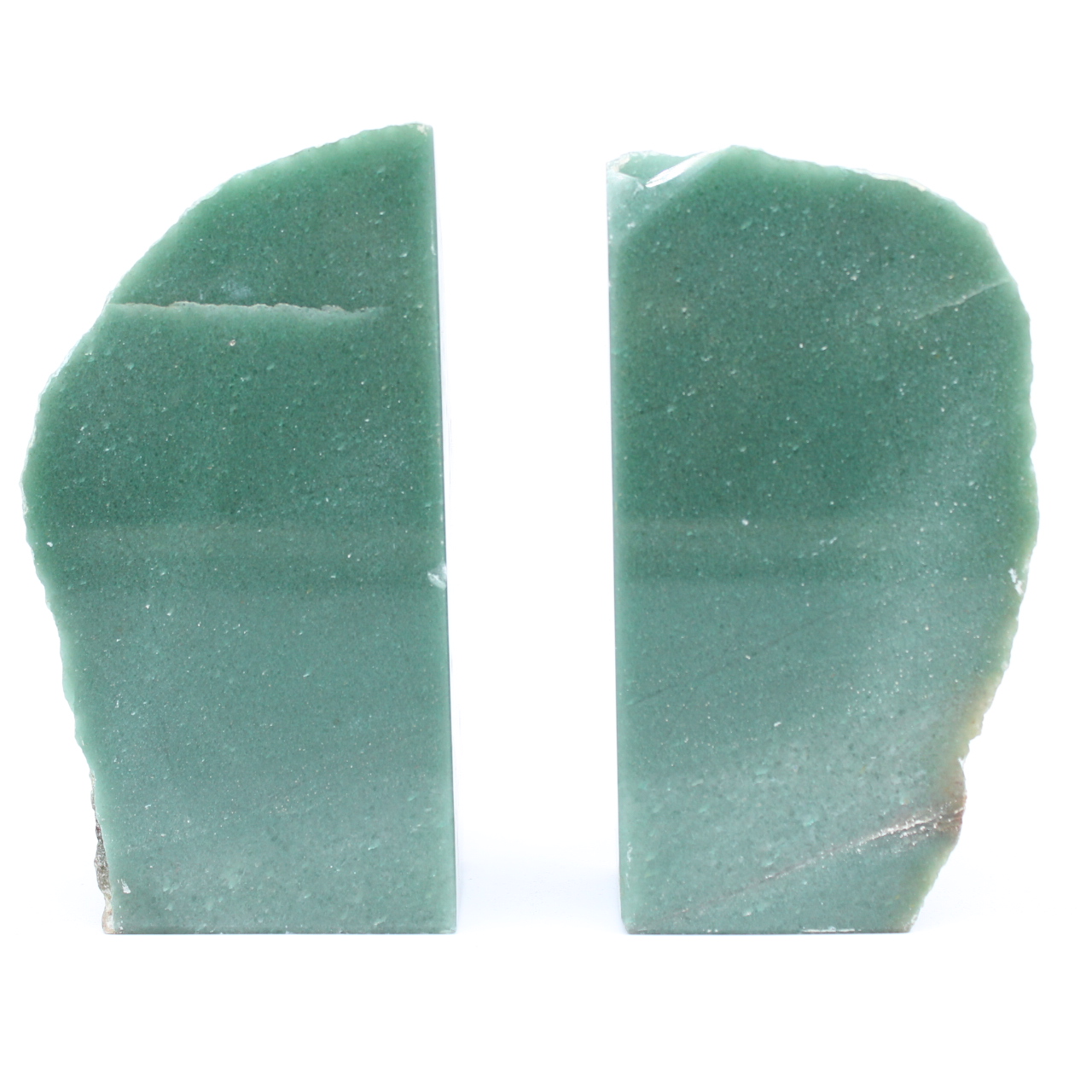 Aventurine bokstöd 2 stycken