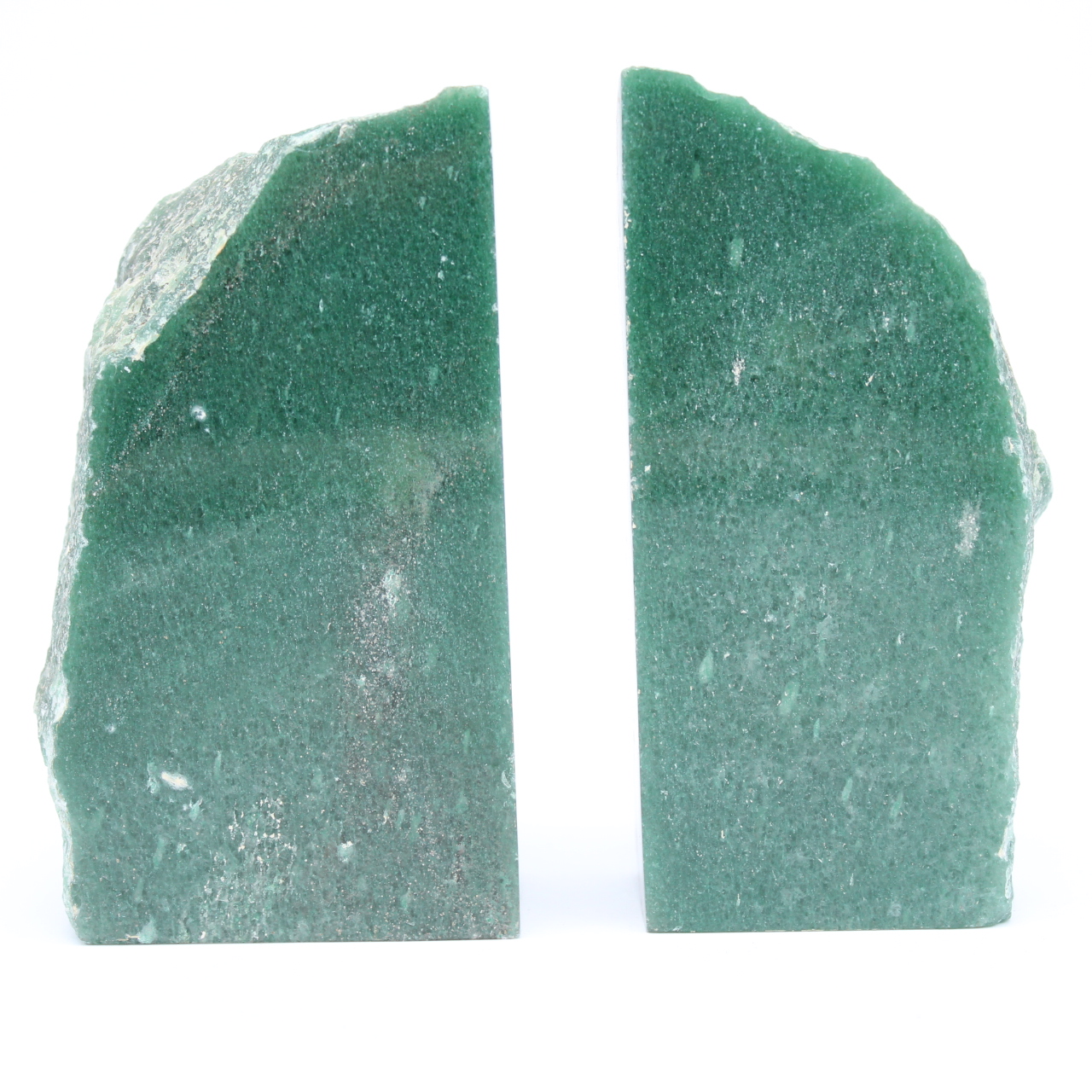 Aventurine bokstöd 2 stycken