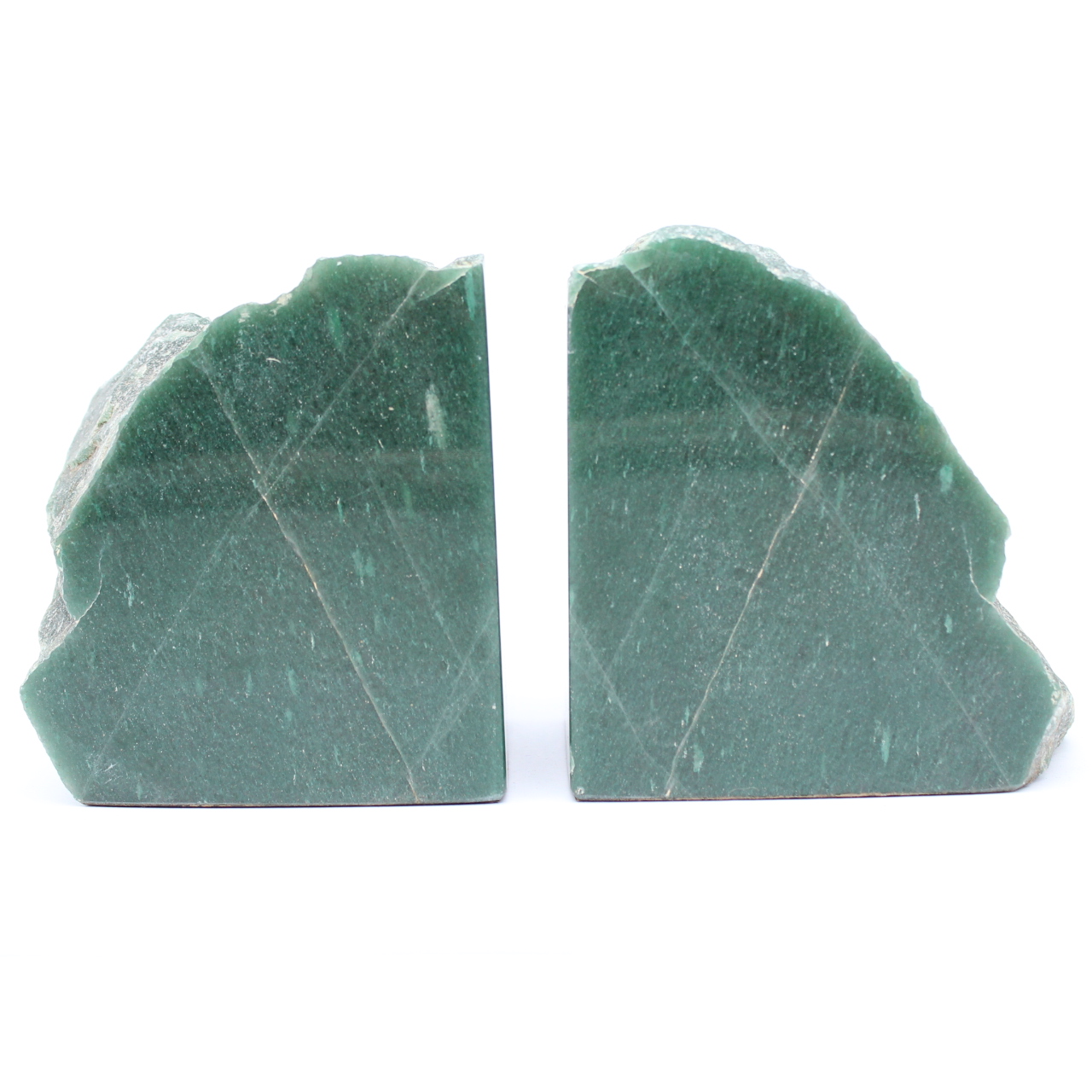 Aventurine bokstöd 2 stycken
