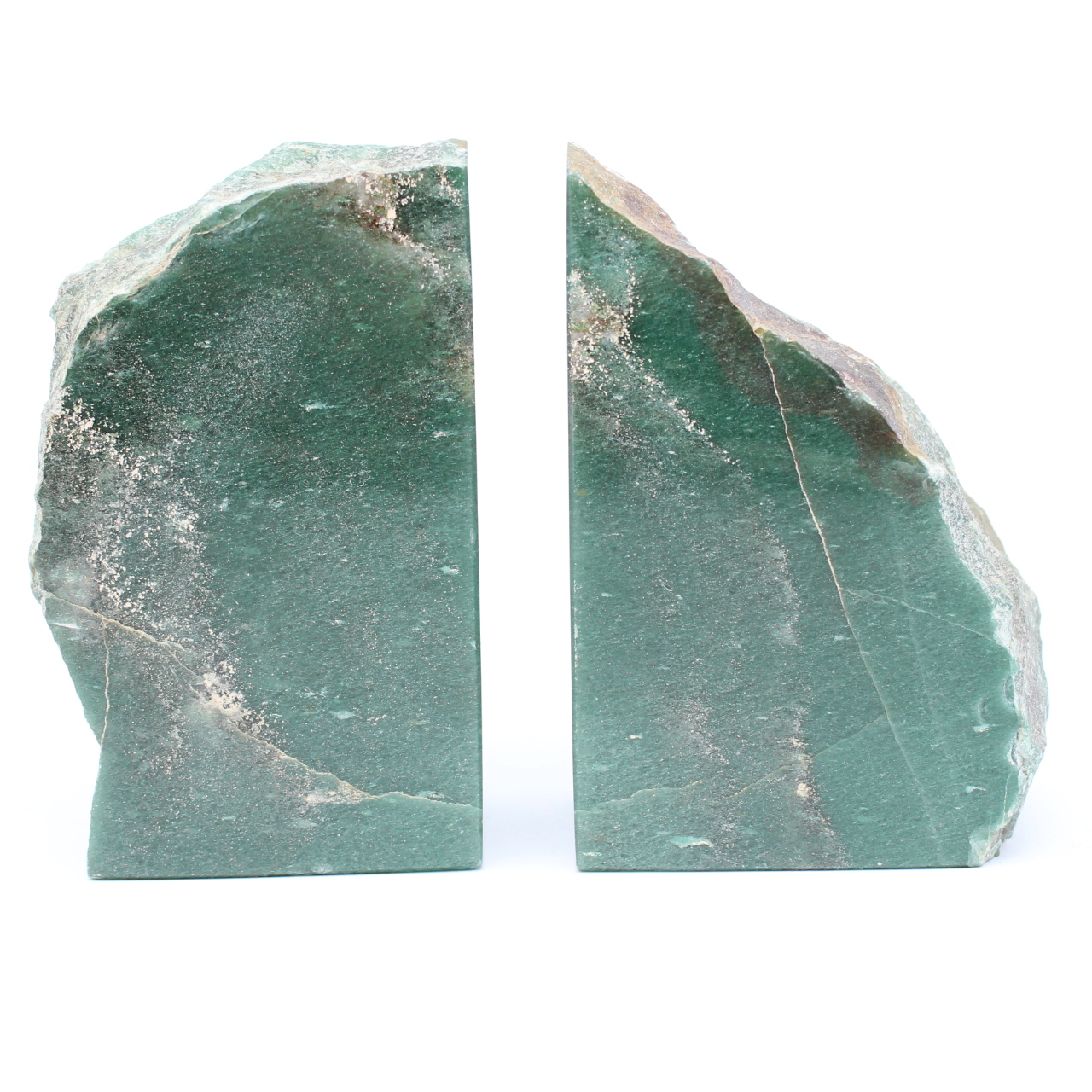 Aventurine bokstöd 2 stycken