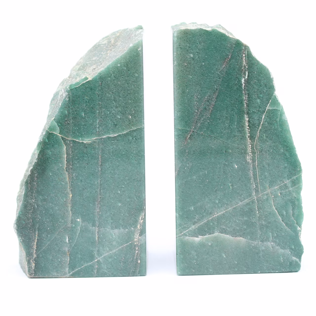 Aventurine bokstöd 2 stycken