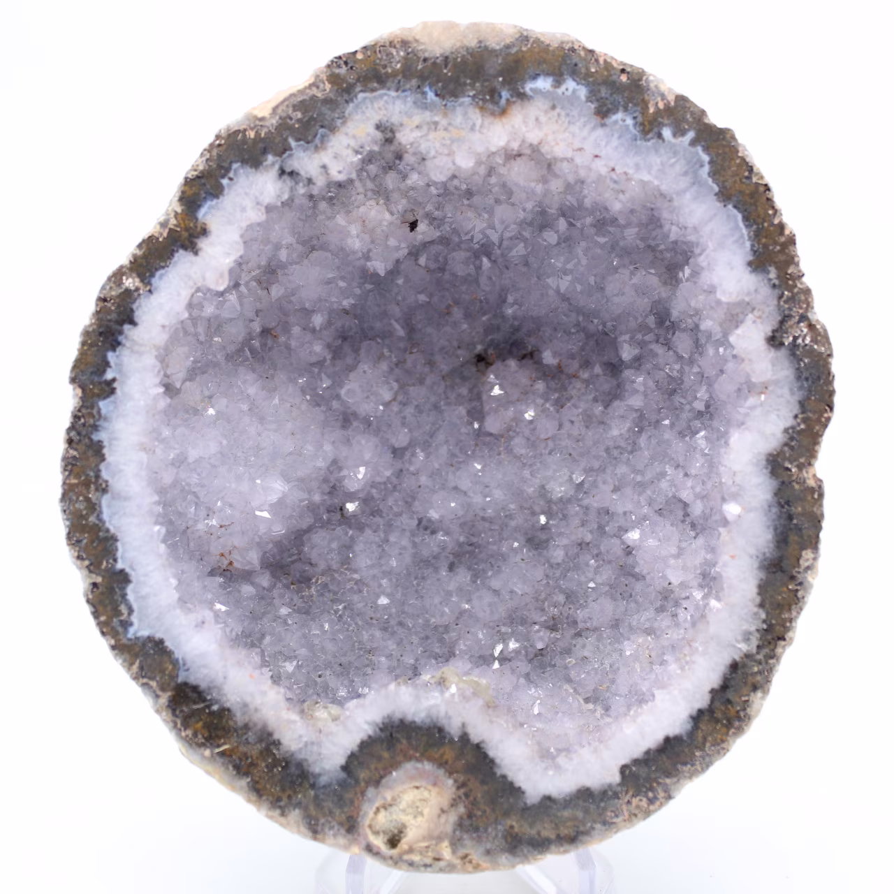 Kokosnöt agat geode