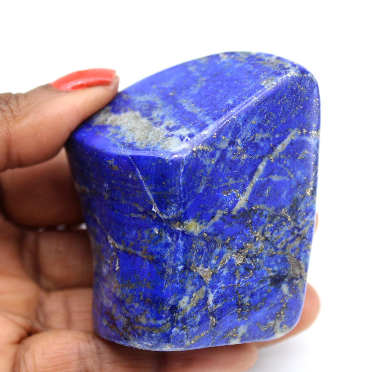 Polerat lapis lazuli-block