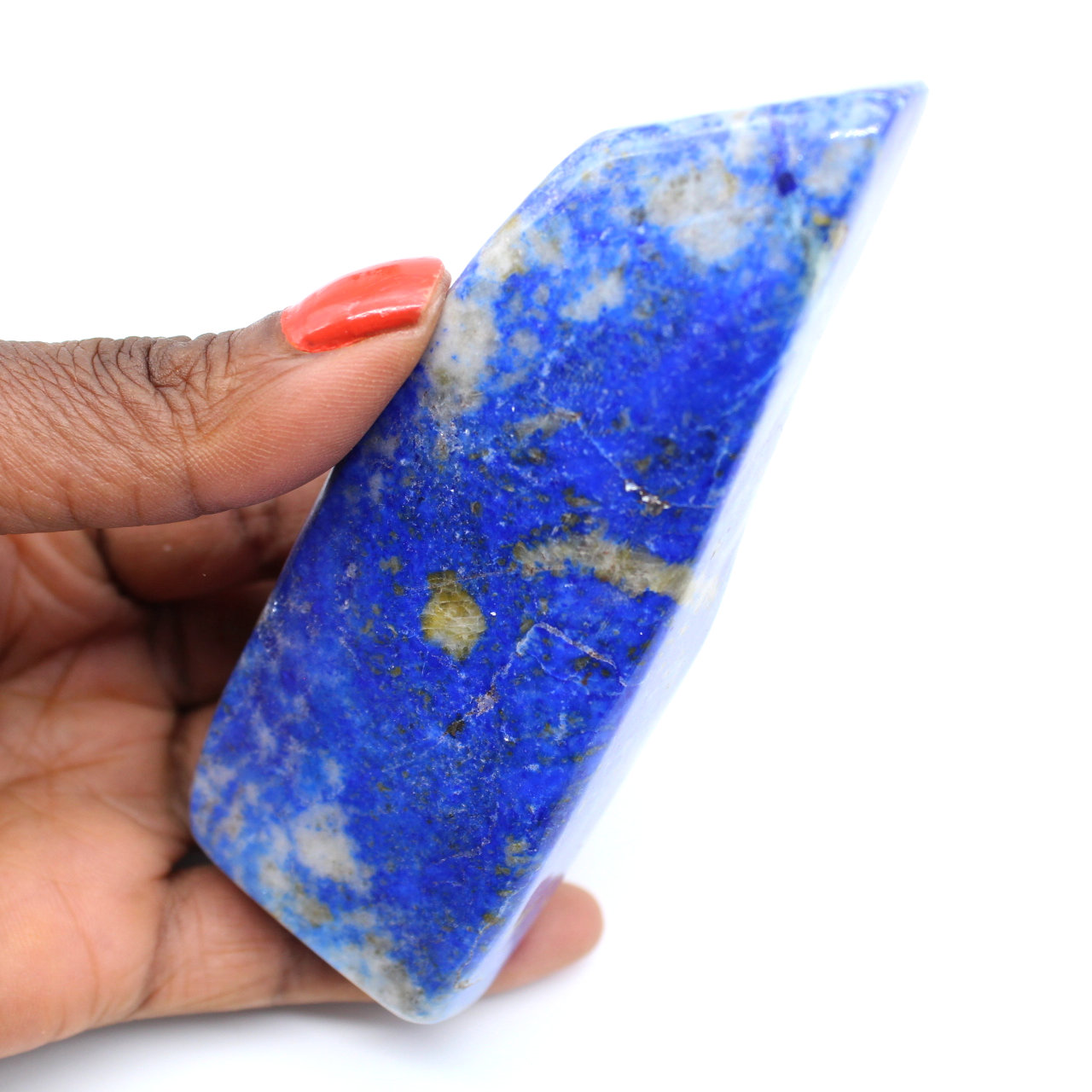 Lapis lazuli polerad sten