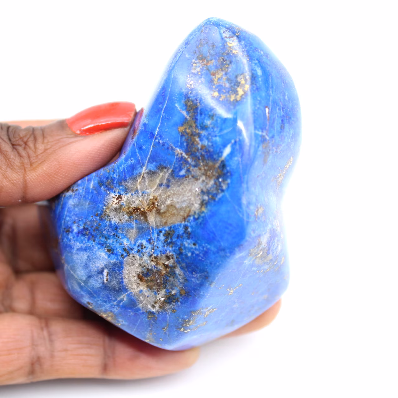 Polerat lapis lazuli-block
