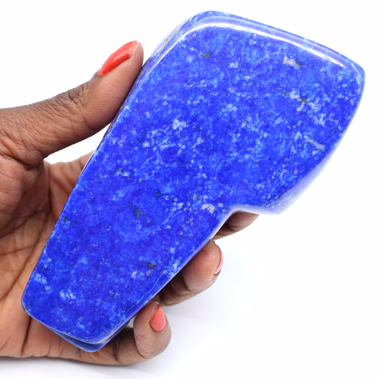 Polerat lapis lazuli-block