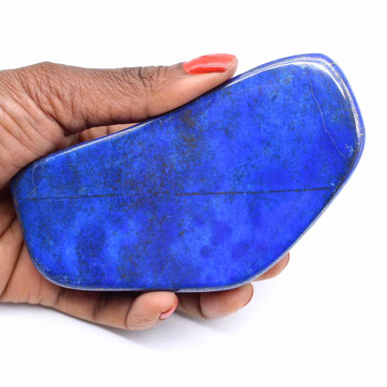 Samlarens polerade lapis lazuli