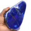 Stort polerat lapis lazuli-block - 0