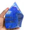 Stor Lapis Lazuli stenpolerad sten - 0
