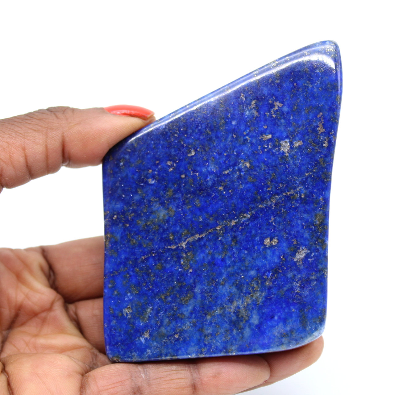 Polerat lapis lazuli-block