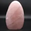Naturlig rosenkvarts polerad sten - 0