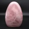 Naturpolerad rosenkvarts - 0