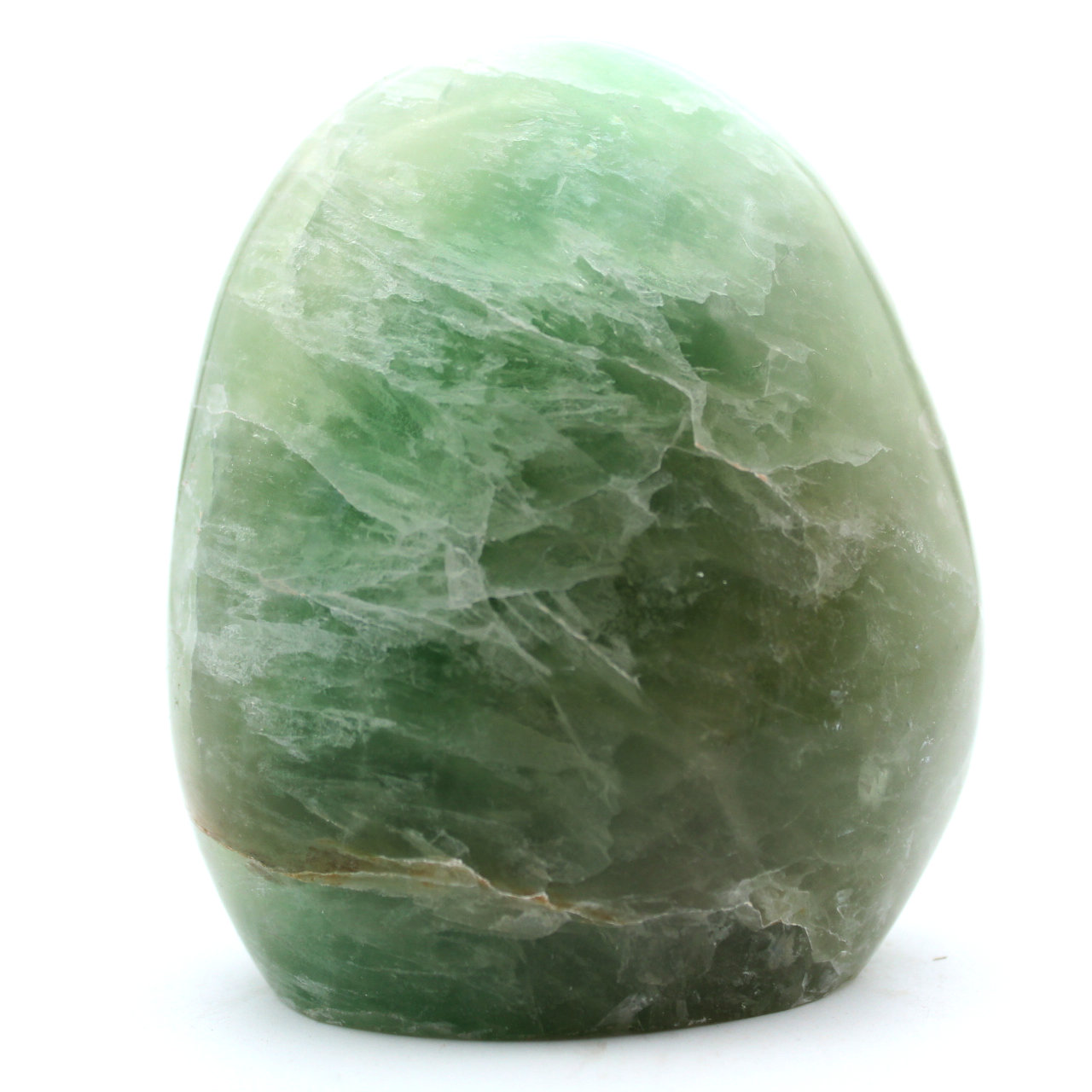 Naturlig grön fluoritsten