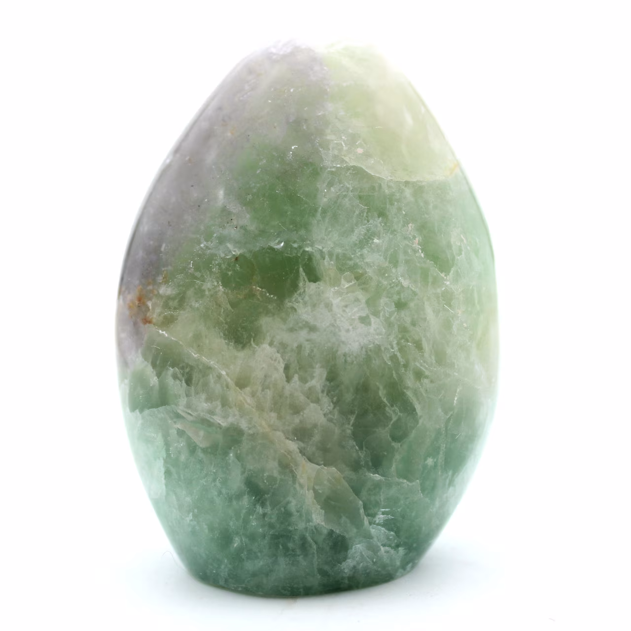 Friform grön fluoritsten