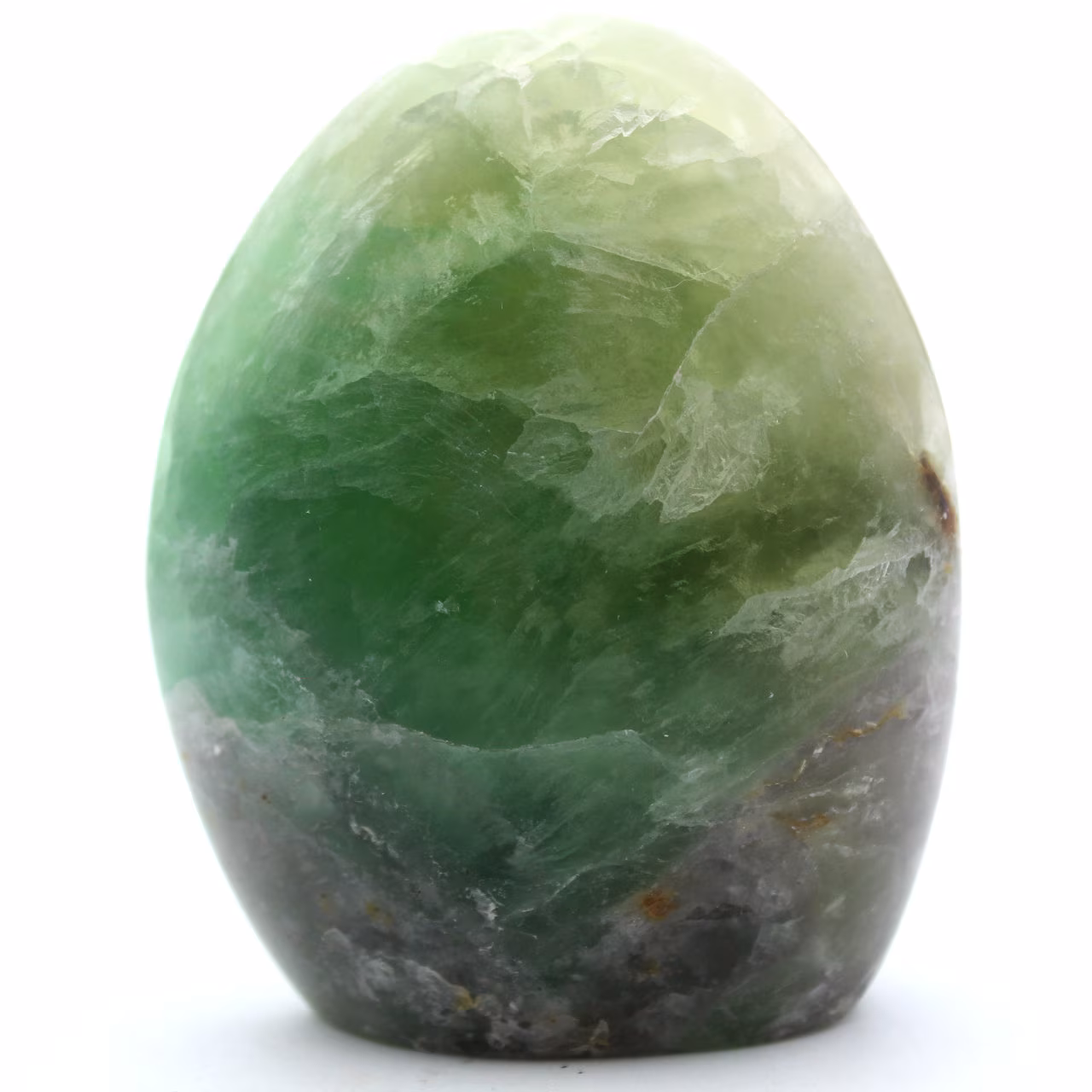 Naturlig grön fluoritsten