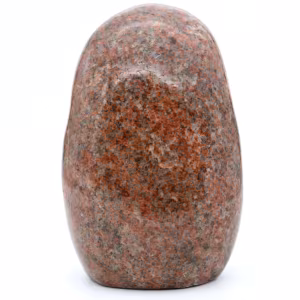 Polerat naturligt orange Dolomitblock