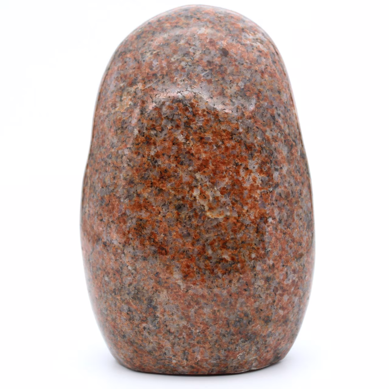 Polerat naturligt orange Dolomitblock