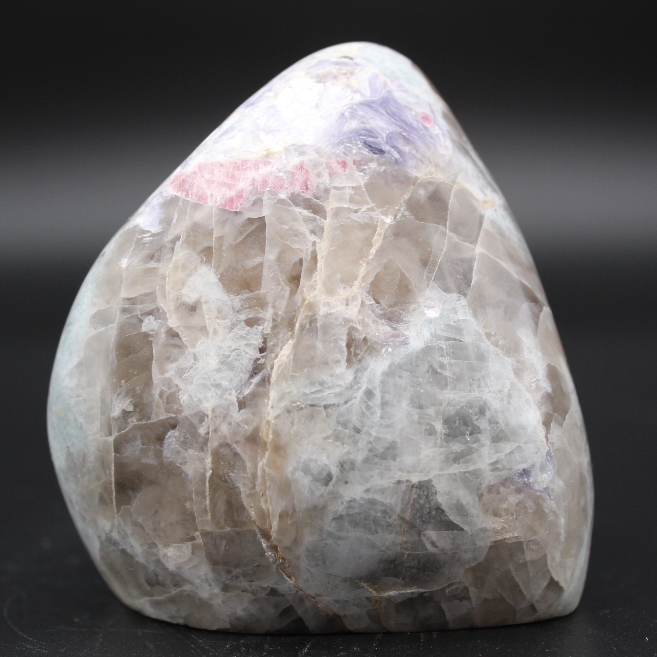 Polerad Tourmaline Inclusion Stone