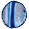 Mineralblå agat dekoration - 0