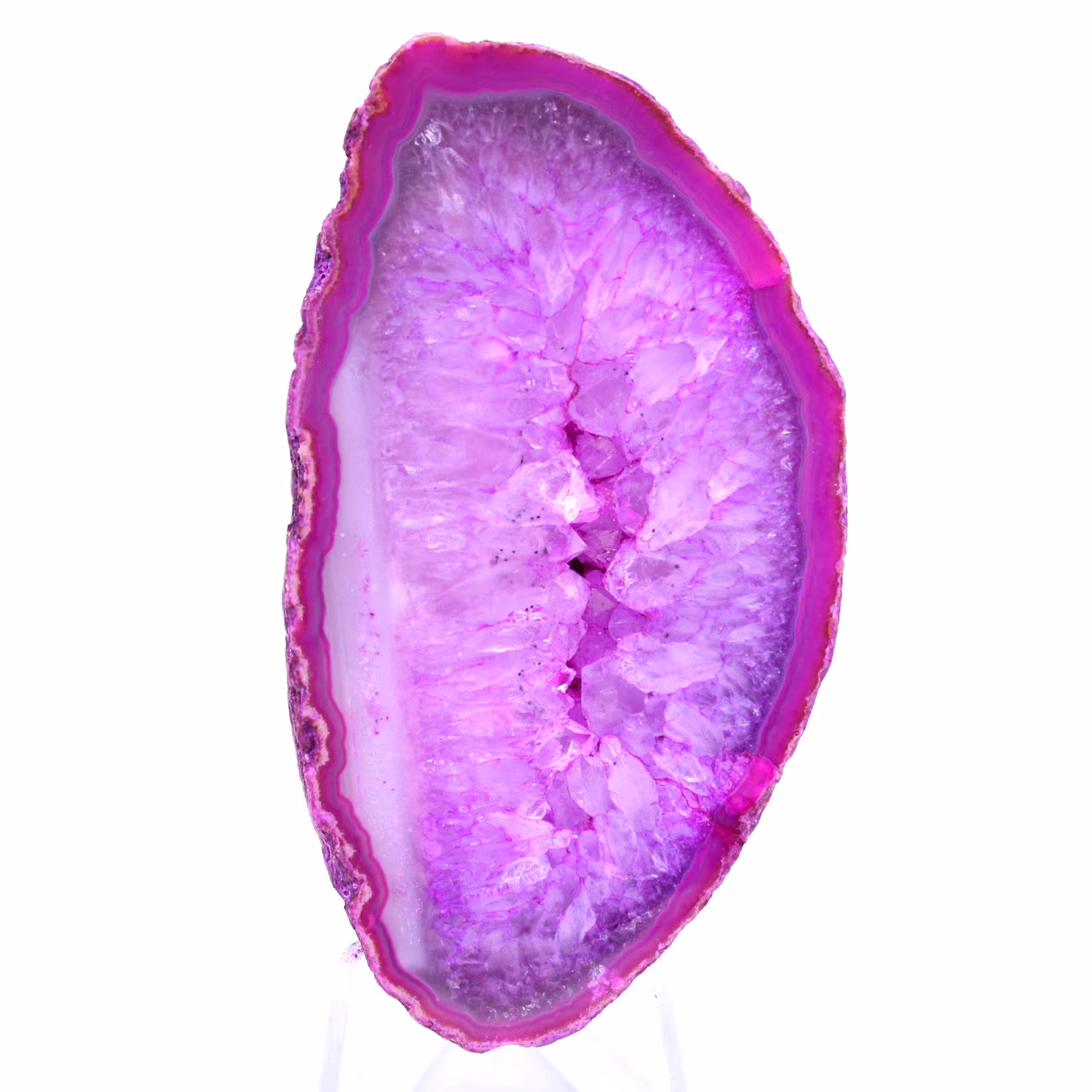 Rosa agat dekoration