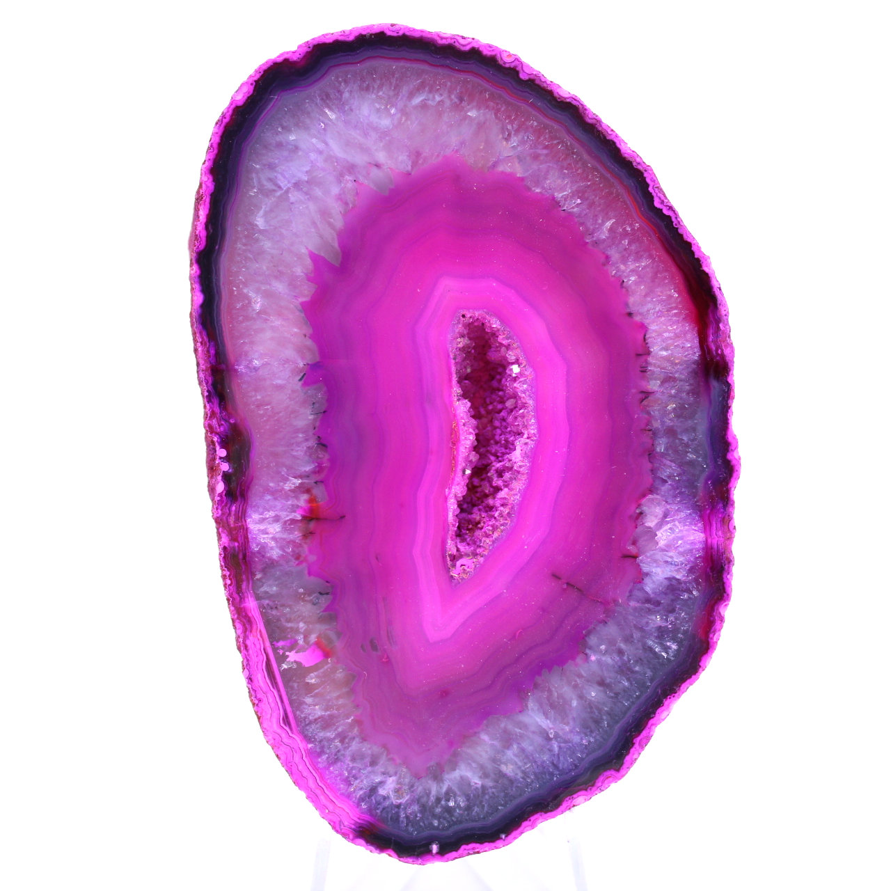 Dekorsten i rosa agat