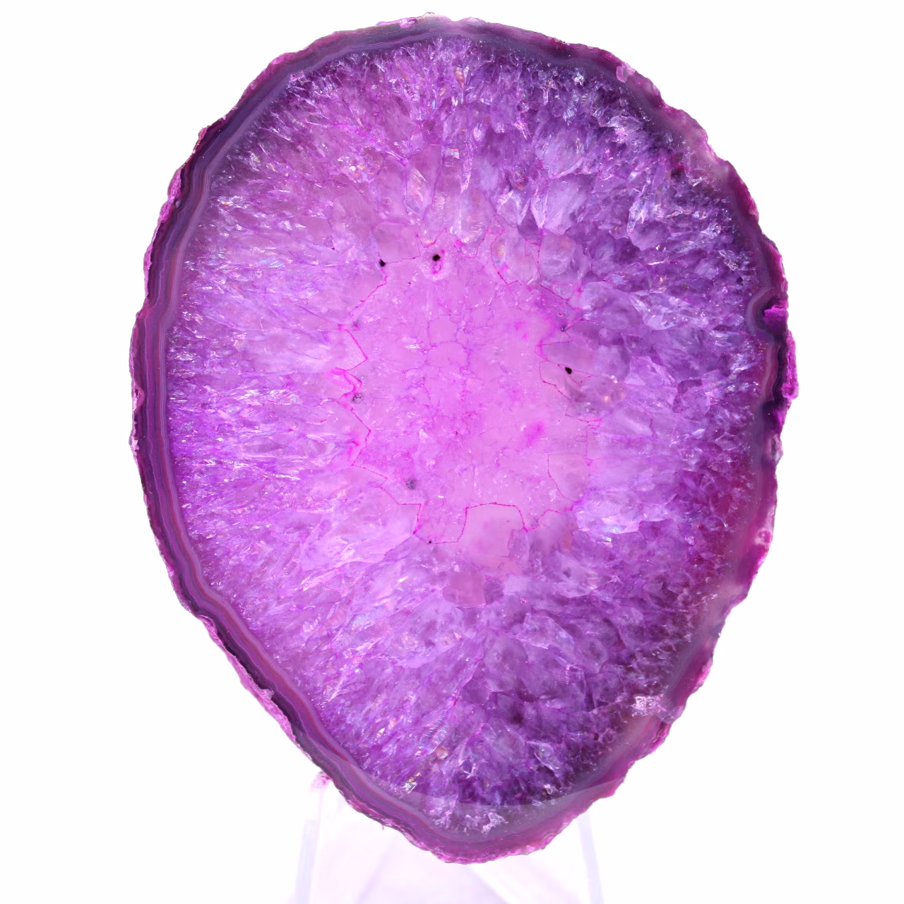 dekorativ rosa agat