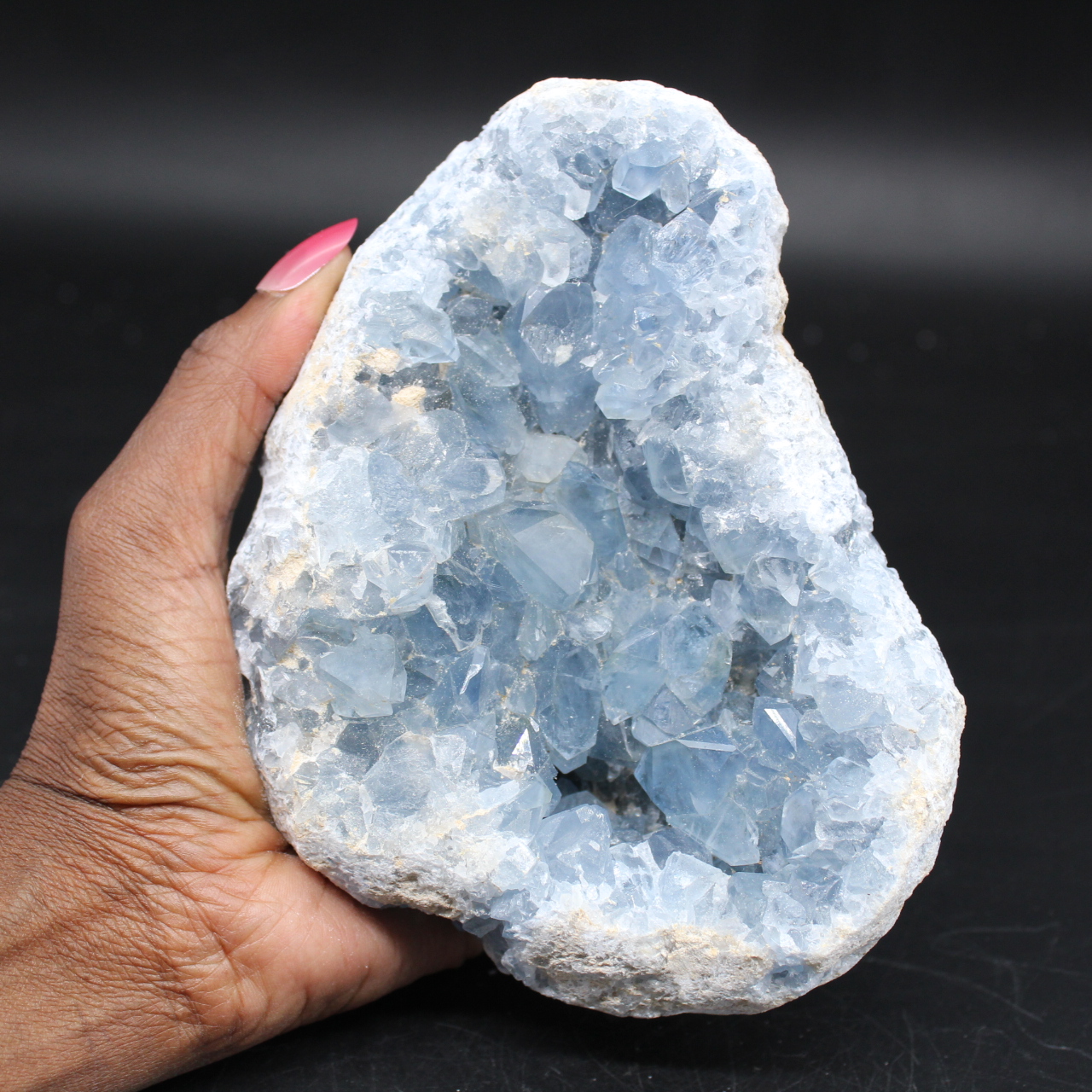 Celestite geode