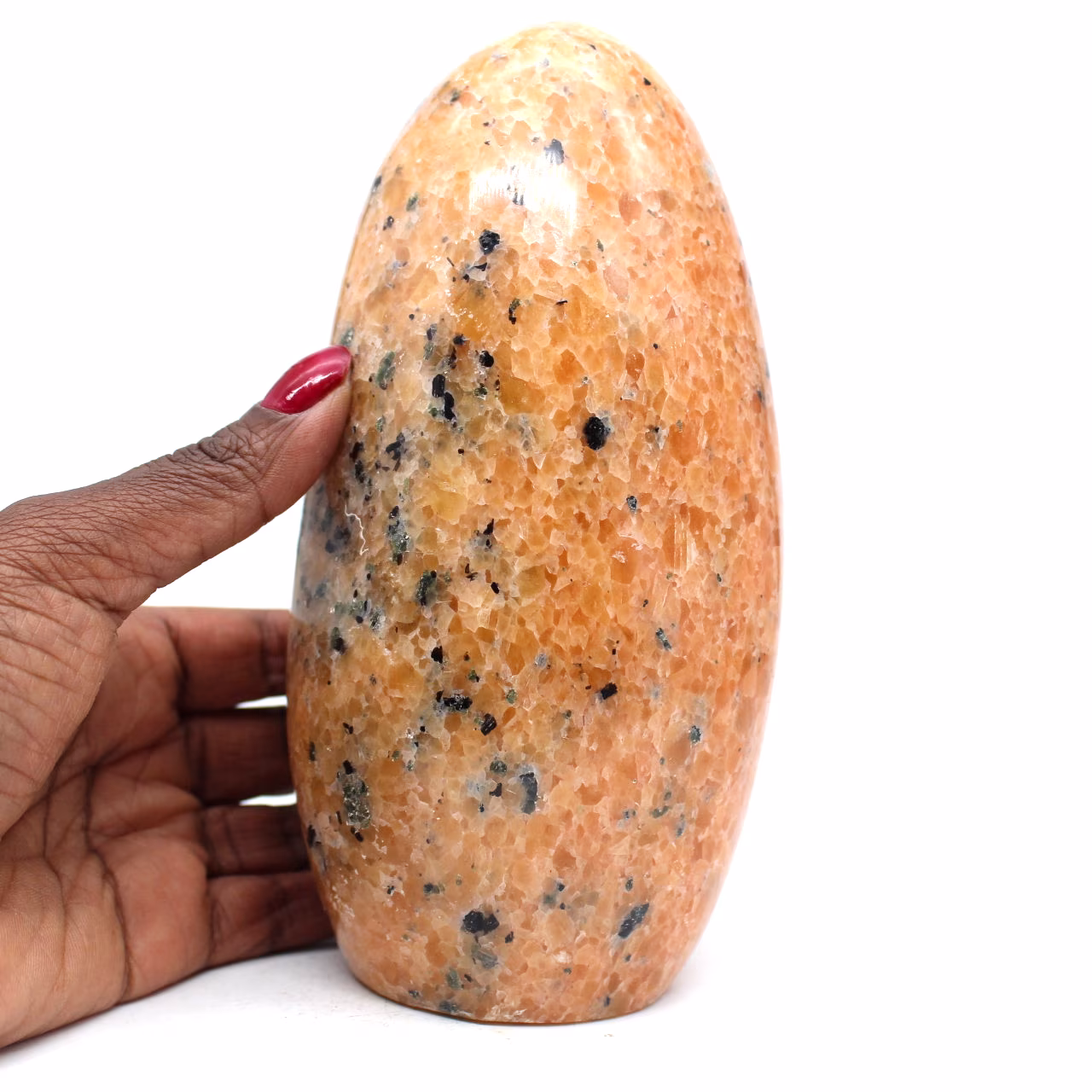 Orange kalcit rock