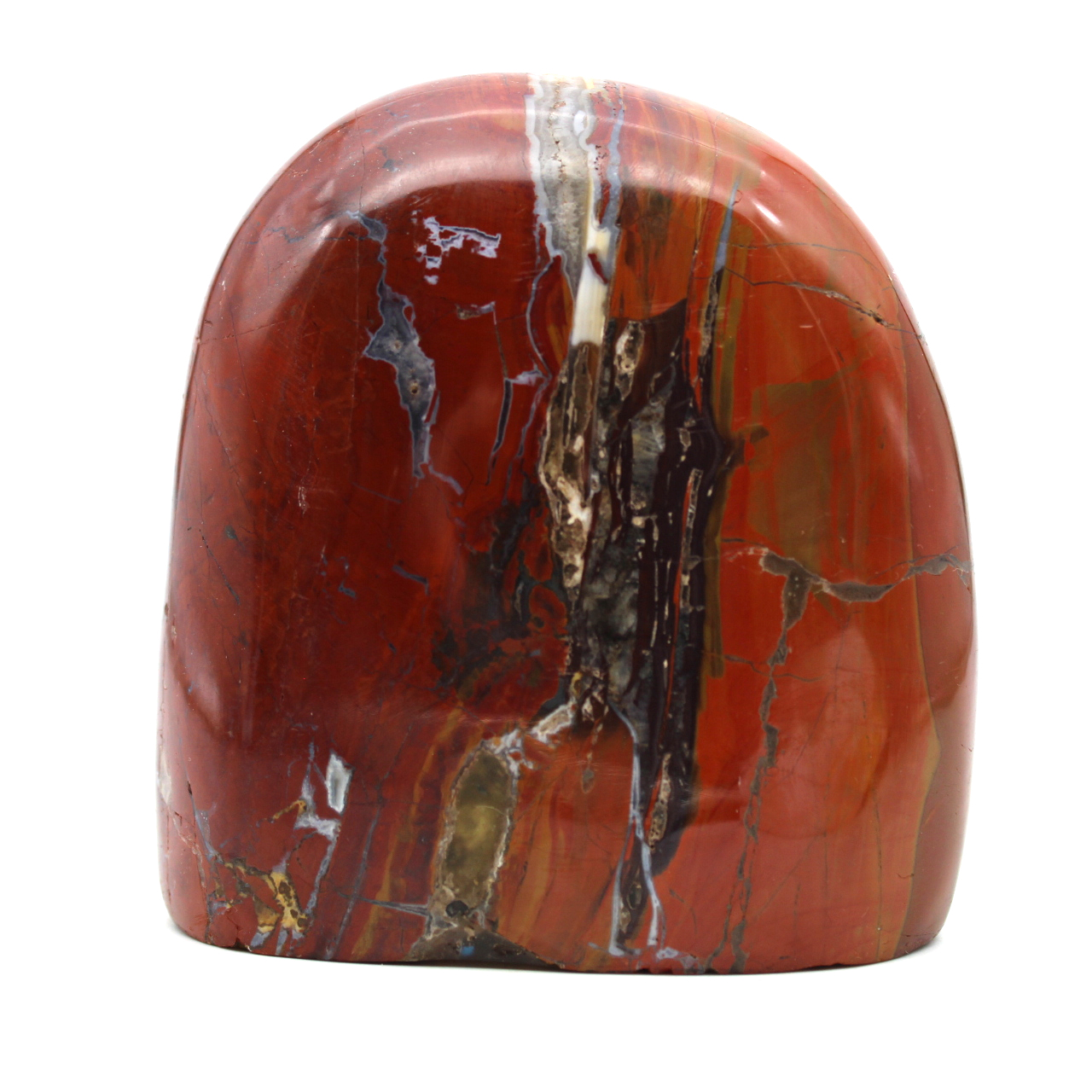 Polerad rock i red jasper