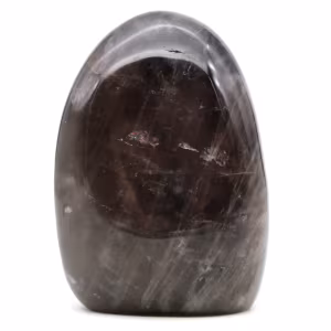 Smoky quartz polerad rock