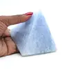 Blå kalcitpyramid - 0