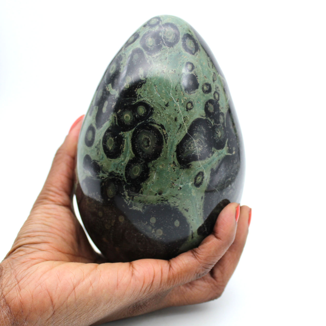 Kambamba jaspis mineralägg