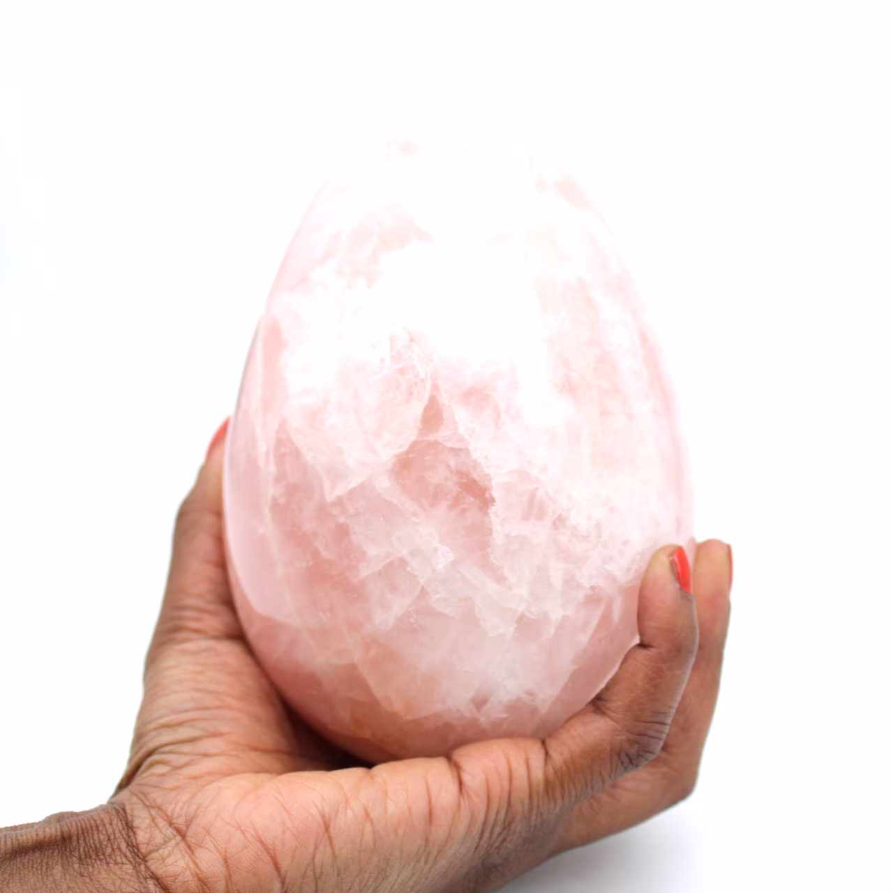 Rosenkvarts mineralägg